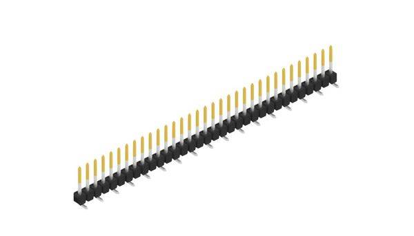 Fischer Elektronik Stiftleiste (Standard) Anzahl Reihen: 1 SL10SMD07833S 10St.