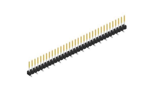 Fischer Elektronik Stiftleiste (Standard) Anzahl Reihen: 1 SL10SMD07834S 10St.