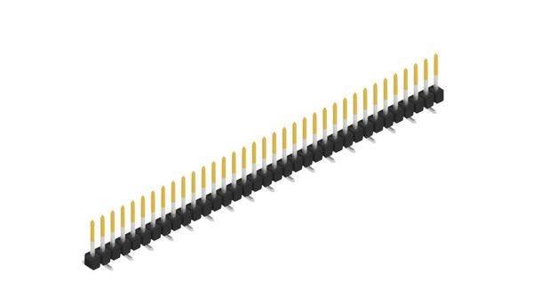 Fischer Elektronik Stiftleiste (Standard) Anzahl Reihen: 1 SL10SMD07835S 10St.