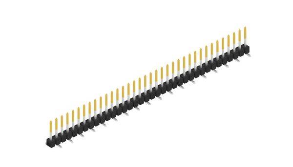 Fischer Elektronik Stiftleiste (Standard) Anzahl Reihen: 1 SL10SMD07836S 10St.
