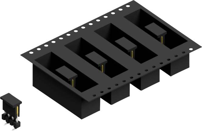 Fischer Elektronik Stiftleiste (Standard) Anzahl Reihen: 1 10047490 250St.