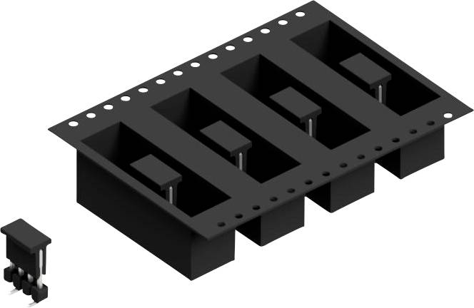 Fischer Elektronik Stiftleiste (Standard) Anzahl Reihen: 1 10047494 250St.