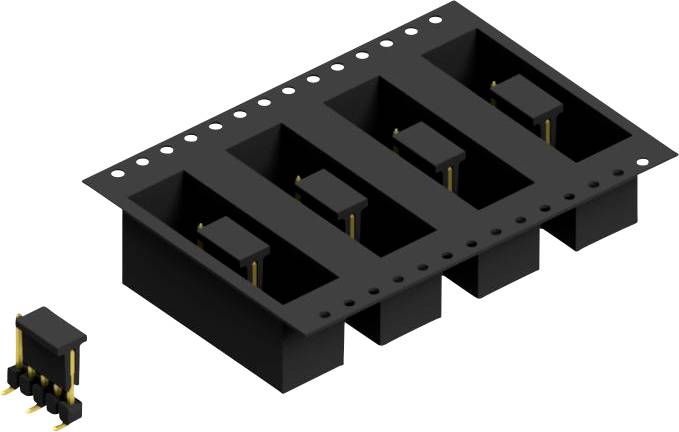 Fischer Elektronik Stiftleiste (Standard) Anzahl Reihen: 1 10047498 250St.