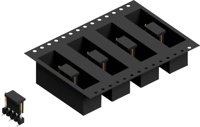 Fischer Elektronik Stiftleiste (Standard) Anzahl Reihen: 1 10047502 250St.