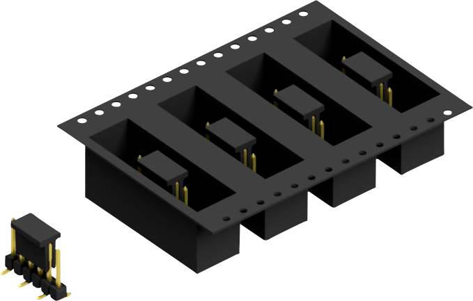 Fischer Elektronik Stiftleiste (Standard) Anzahl Reihen: 1 10047511 250St.