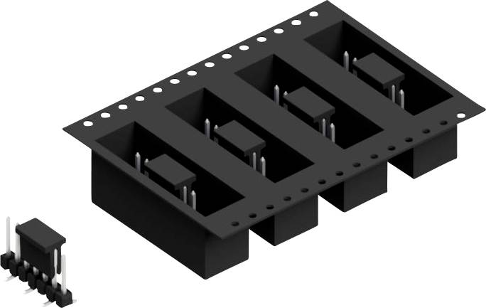 Fischer Elektronik Stiftleiste (Standard) Anzahl Reihen: 1 10047531 250St.