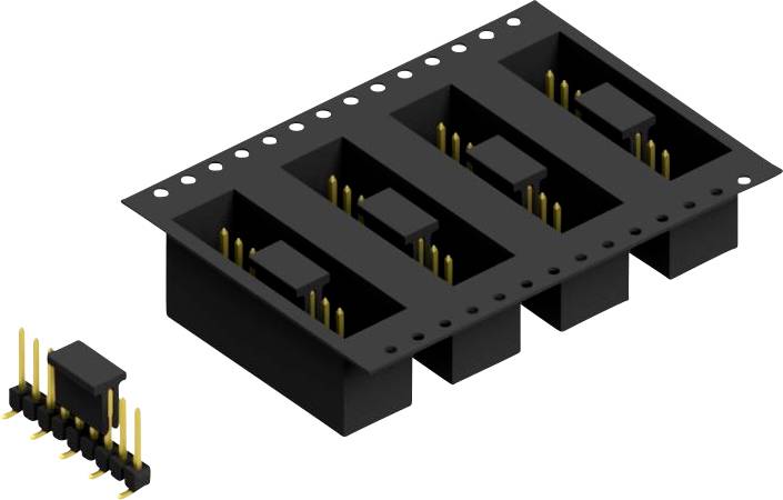 Fischer Elektronik Stiftleiste (Standard) Anzahl Reihen: 1 10047548 250St.
