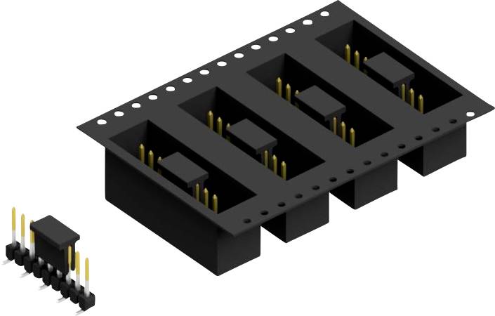 Fischer Elektronik Stiftleiste (Standard) Anzahl Reihen: 1 10047553 250St.