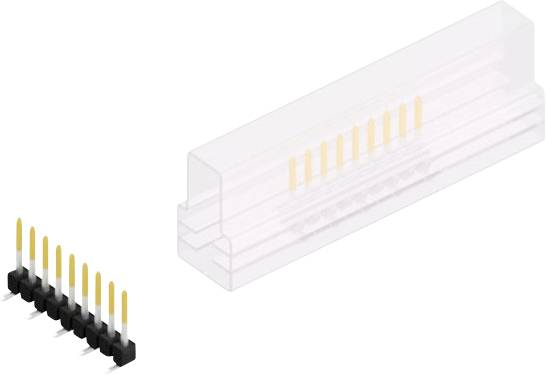 Fischer Elektronik Stiftleiste (Standard) Anzahl Reihen: 1 10047554 10St.