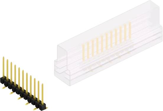 Fischer Elektronik Stiftleiste (Standard) Anzahl Reihen: 1 10047756 10St.