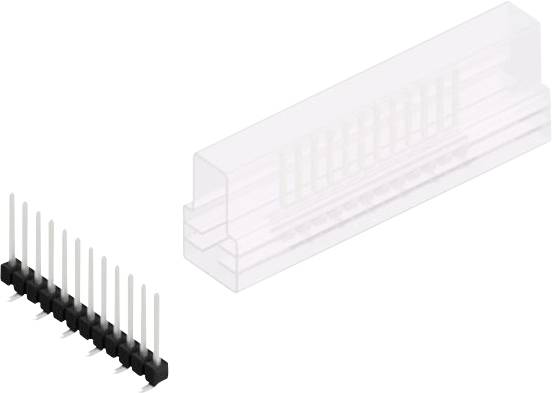 Fischer Elektronik Stiftleiste (Standard) Anzahl Reihen: 1 10047771 10St.