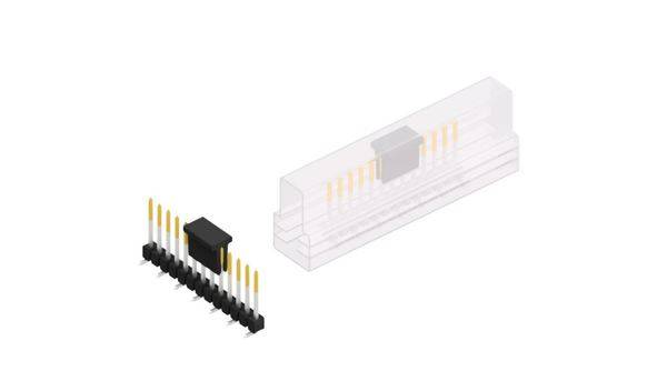 Fischer Elektronik Stiftleiste (Standard) Anzahl Reihen: 1 10047776 10St.