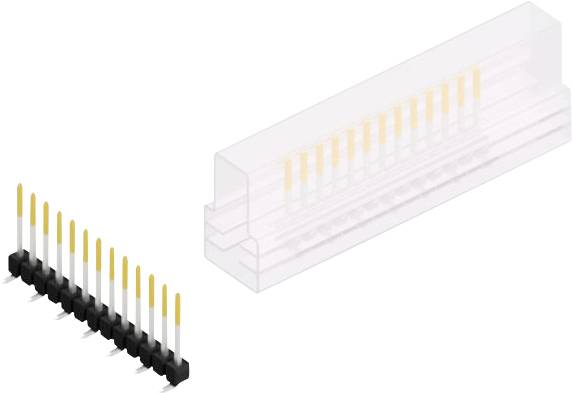 Fischer Elektronik Stiftleiste (Standard) Anzahl Reihen: 1 10047777 10St.