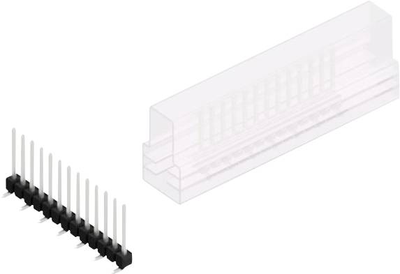 Fischer Elektronik Stiftleiste (Standard) Anzahl Reihen: 1 10047781 10St.