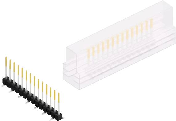 Fischer Elektronik Stiftleiste (Standard) Anzahl Reihen: 1 10047787 10St.