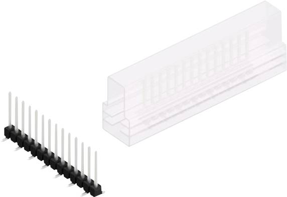 Fischer Elektronik Stiftleiste (Standard) Anzahl Reihen: 1 10047790 10St.