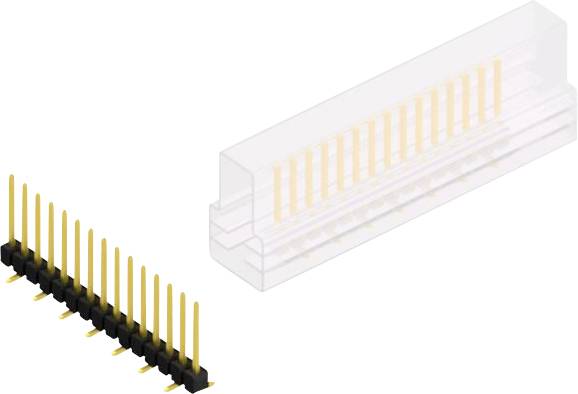 Fischer Elektronik Stiftleiste (Standard) Anzahl Reihen: 1 10047794 10St.