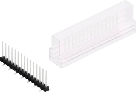 Fischer Elektronik Stiftleiste (Standard) Anzahl Reihen: 1 10047800 10St.