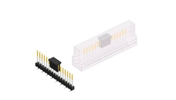 Fischer Elektronik Stiftleiste (Standard) Anzahl Reihen: 1 10047806 10St.