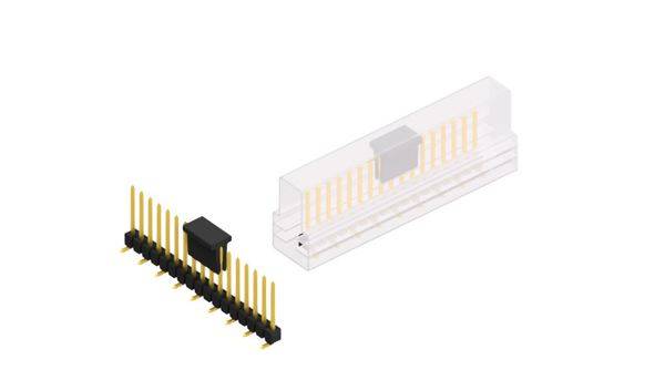 Fischer Elektronik Stiftleiste (Standard) Anzahl Reihen: 1 10047812 10St.