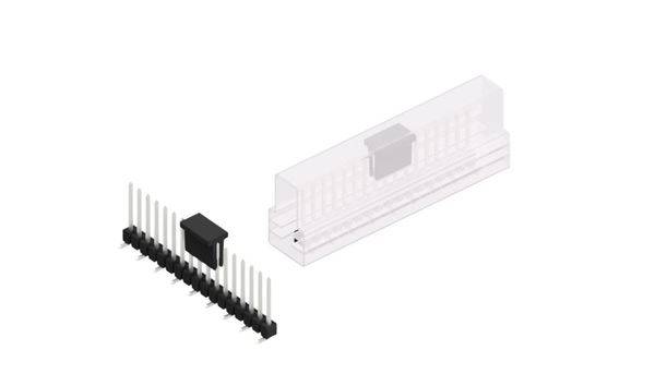 Fischer Elektronik Stiftleiste (Standard) Anzahl Reihen: 1 10047818 10St.