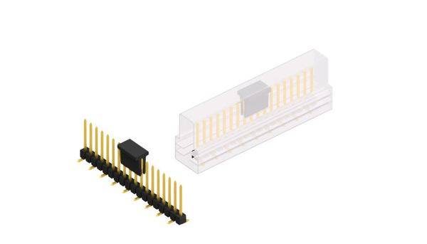 Fischer Elektronik Stiftleiste (Standard) Anzahl Reihen: 1 10047821 10St.