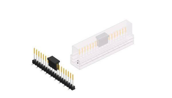 Fischer Elektronik Stiftleiste (Standard) Anzahl Reihen: 1 10047824 10St.