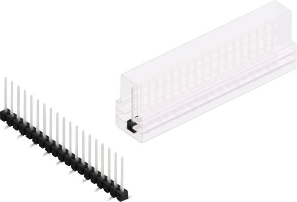 Fischer Elektronik Stiftleiste (Standard) Anzahl Reihen: 1 10047838 10St.