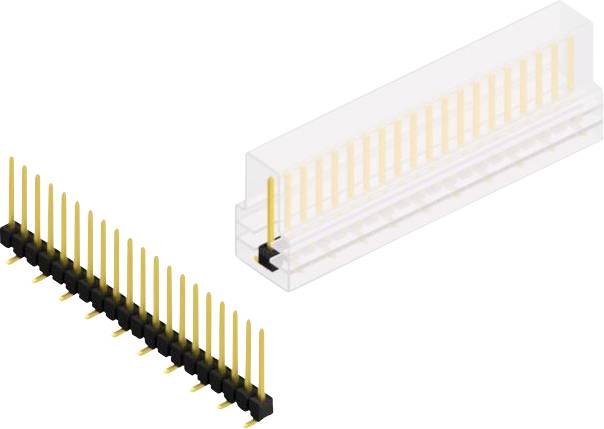 Fischer Elektronik Stiftleiste (Standard) Anzahl Reihen: 1 10047841 10St.