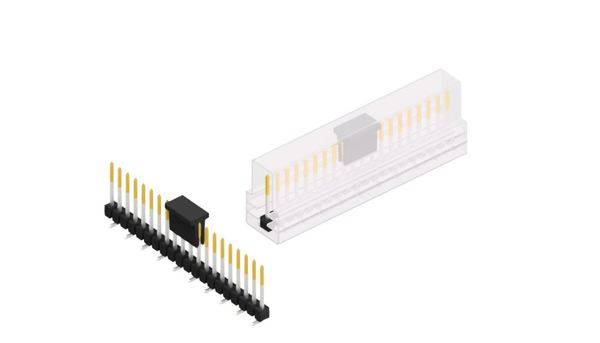 Fischer Elektronik Stiftleiste (Standard) Anzahl Reihen: 1 10047843 10St.