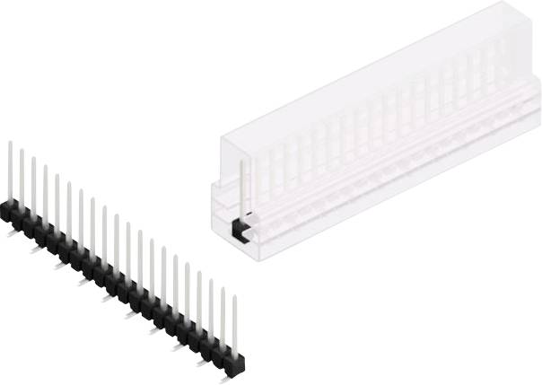 Fischer Elektronik Stiftleiste (Standard) Anzahl Reihen: 1 10047848 10St.