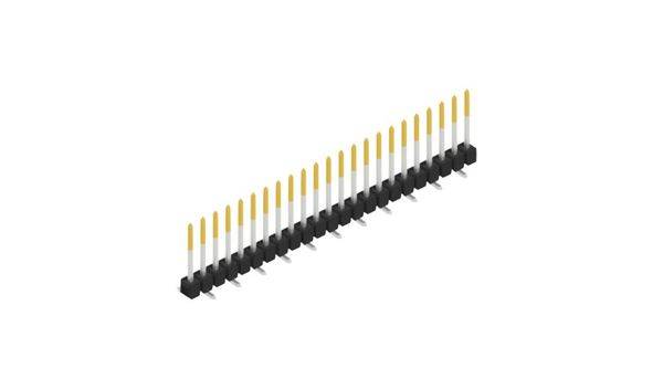 Fischer Elektronik Stiftleiste (Standard) Anzahl Reihen: 1 SL10SMD10423S 10St.