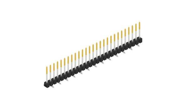 Fischer Elektronik Stiftleiste (Standard) Anzahl Reihen: 1 SL10SMD10427S 10St.