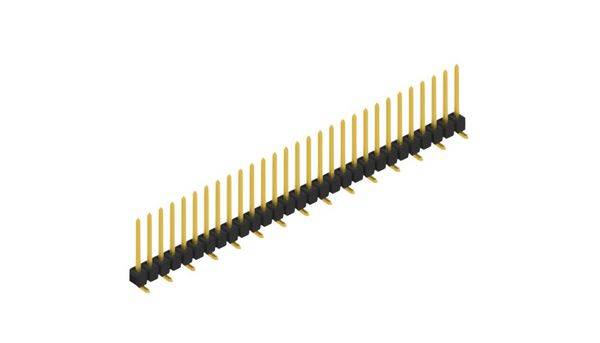 Fischer Elektronik Stiftleiste (Standard) Anzahl Reihen: 1 SL10SMD10429G 10St.