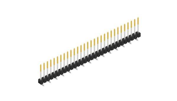 Fischer Elektronik Stiftleiste (Standard) Anzahl Reihen: 1 SL10SMD10430S 10St.