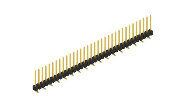 Fischer Elektronik Stiftleiste (Standard) Anzahl Reihen: 1 SL10SMD10434G 10St.