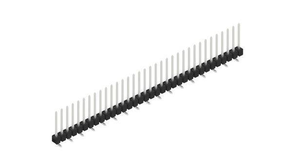 Fischer Elektronik Stiftleiste (Standard) Anzahl Reihen: 1 SL10SMD10434Z 10St.