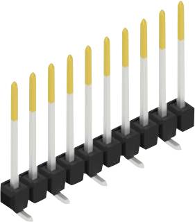 Fischer Elektronik Stiftleiste (Standard) Anzahl Reihen: 1 SL10SMD13010S 10St.