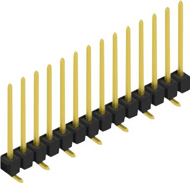 Fischer Elektronik Stiftleiste (Standard) Anzahl Reihen: 1 10047876 10St.