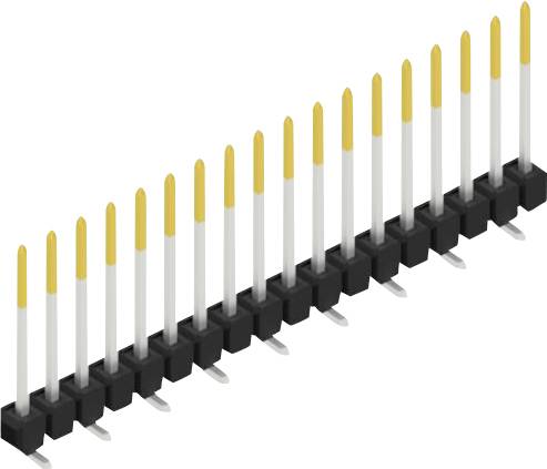 Fischer Elektronik Stiftleiste (Standard) Anzahl Reihen: 1 SL10SMD13018S 10St.