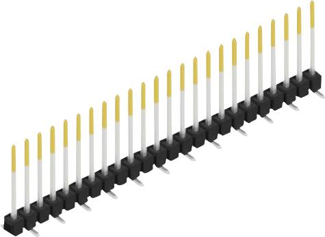 Fischer Elektronik Stiftleiste (Standard) Anzahl Reihen: 1 SL10SMD13024S 10St.