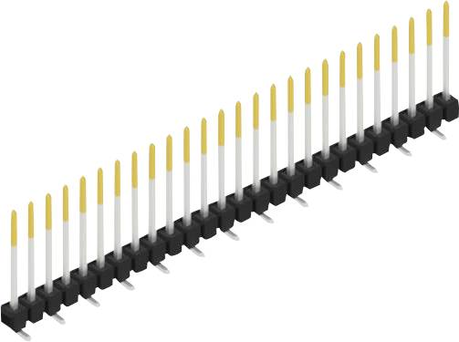 Fischer Elektronik Stiftleiste (Standard) Anzahl Reihen: 1 SL10SMD13026S 10St.