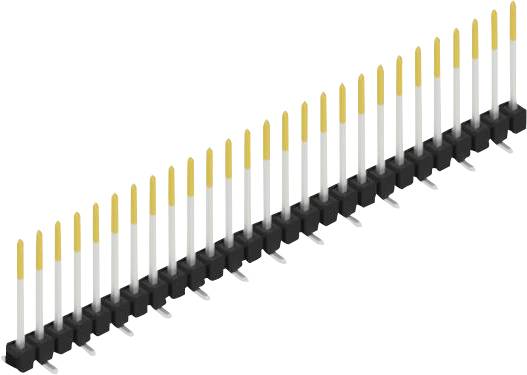 Fischer Elektronik Stiftleiste (Standard) Anzahl Reihen: 1 SL10SMD13027S 10St.