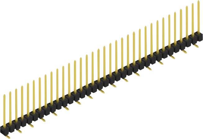 Fischer Elektronik Stiftleiste (Standard) Anzahl Reihen: 1 SL10SMD13034G 10St.