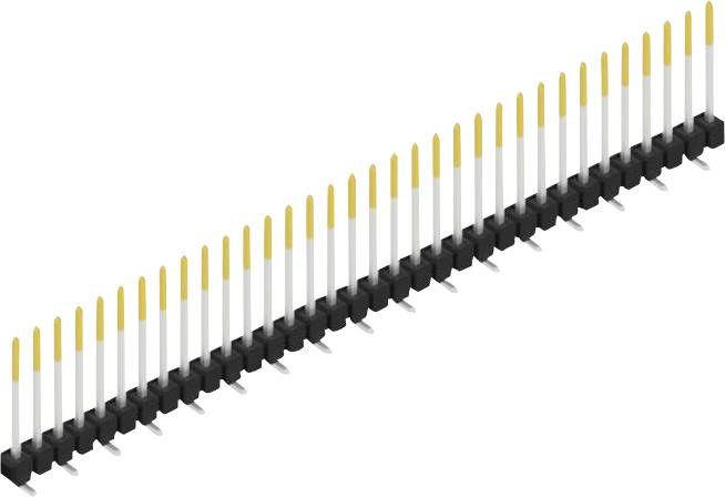 Fischer Elektronik Stiftleiste (Standard) Anzahl Reihen: 1 SL10SMD13034S 10St.