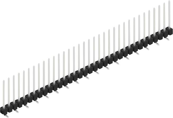 Fischer Elektronik Stiftleiste (Standard) Anzahl Reihen: 1 SL10SMD13034Z 10St.