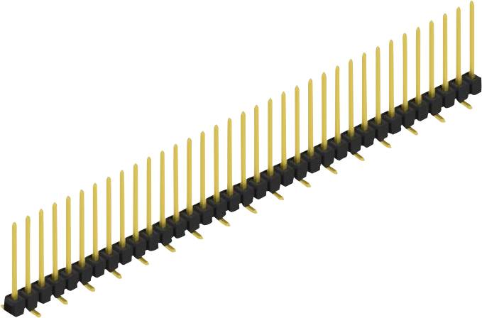 Fischer Elektronik Stiftleiste (Standard) Anzahl Reihen: 1 SL10SMD13035G 10St.