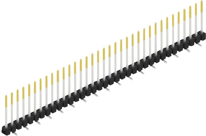 Fischer Elektronik Stiftleiste (Standard) Anzahl Reihen: 1 SL10SMD13035S 10St.