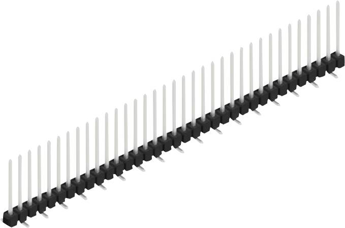 Fischer Elektronik Stiftleiste (Standard) Anzahl Reihen: 1 SL10SMD13035Z 10St.