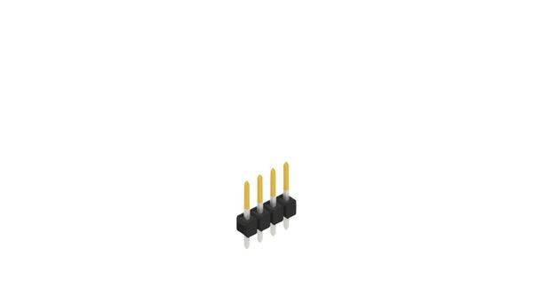 Fischer Elektronik Stiftleiste (Standard) Anzahl Reihen: 1 10048143 10St.